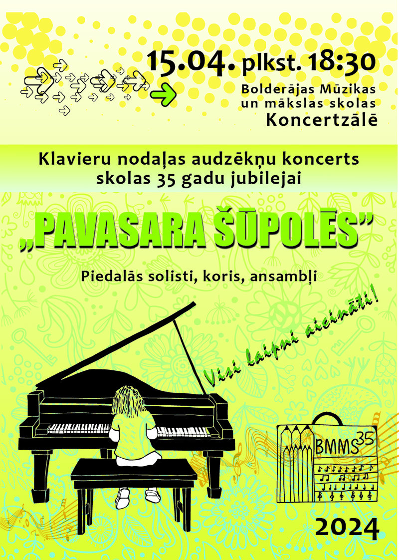 Klavieru nodaļas audzēkņu koncerts 