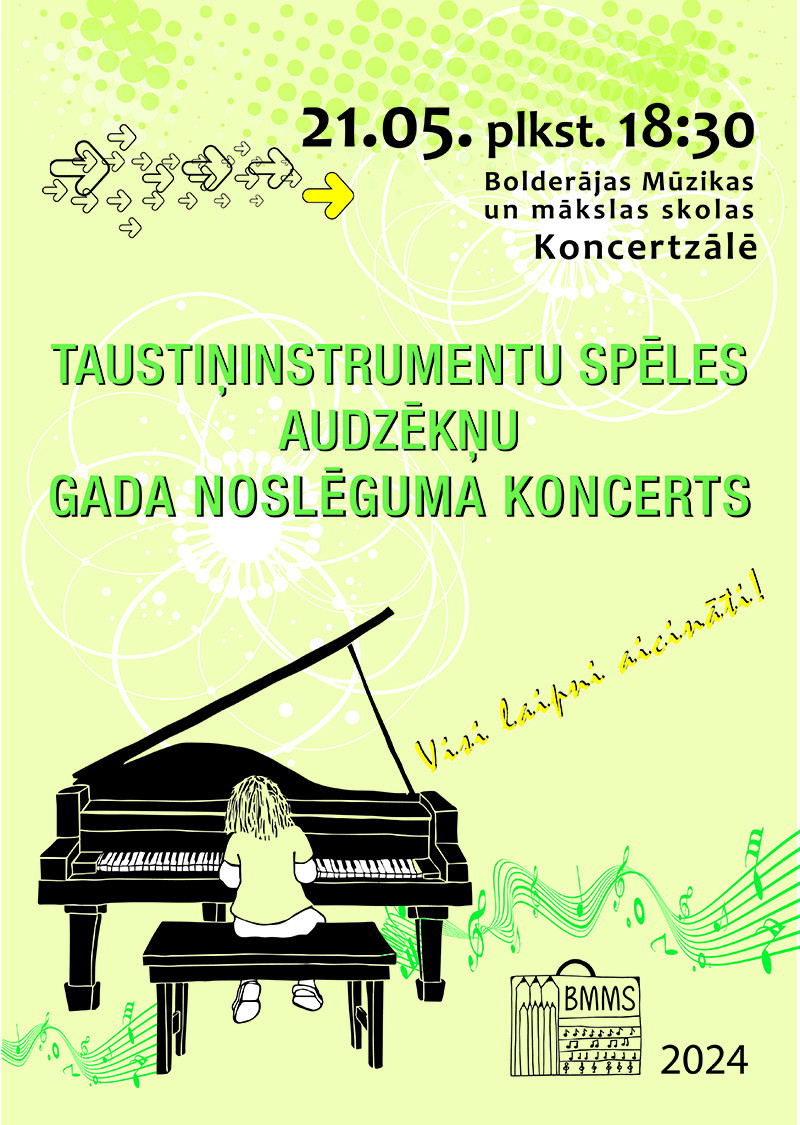 Taustiņinstrumentu spēles audzēkņu gada noslēguma koncerts