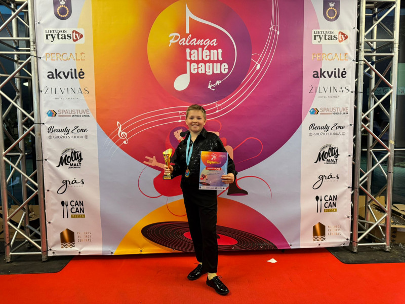 RBMMS 3. klases audzēknis iegūst 1.vietu Palangas vokālistu konkursā