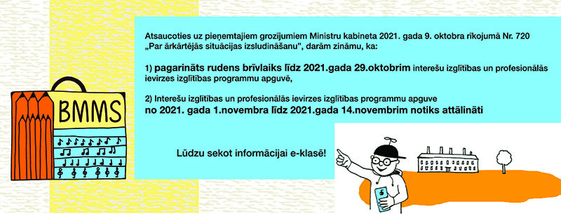 Par mācību procesu līdz 15. novembrim