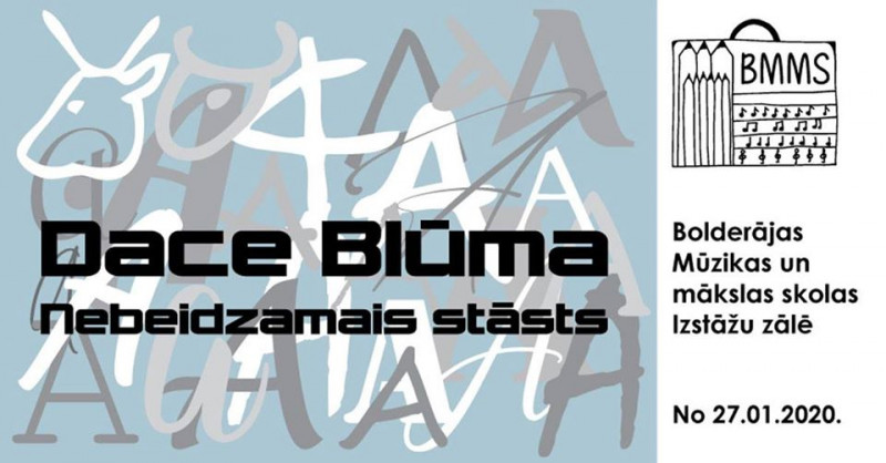 Daces Blūmas darbu izstāde "Nebeidzamais stāsts"