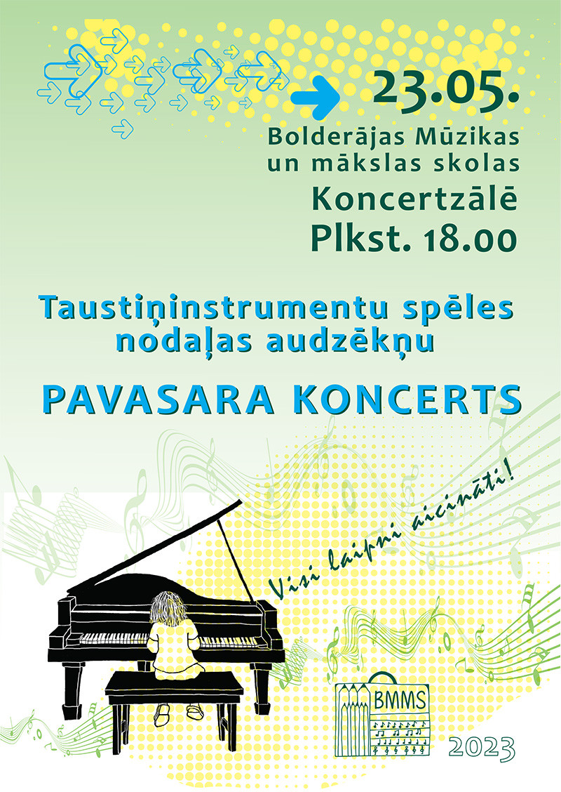 Taustiņinstrumentu spēles nodaļas PAVASARA KONCERTS