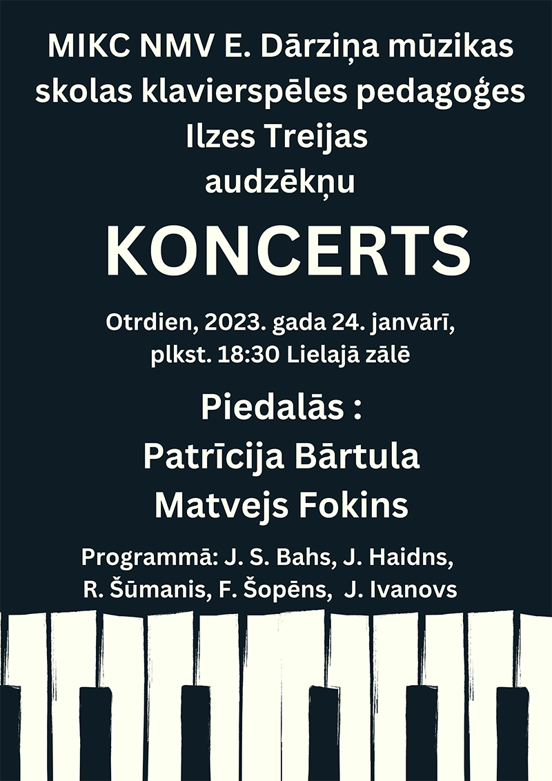 Aicinām uz koncertu!