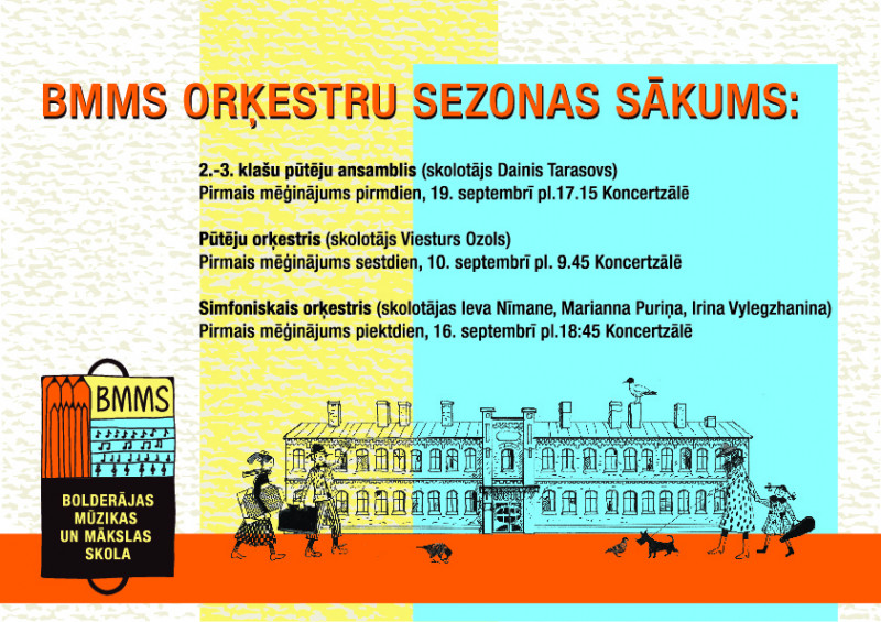 BMMS orķestru sezonas sākums