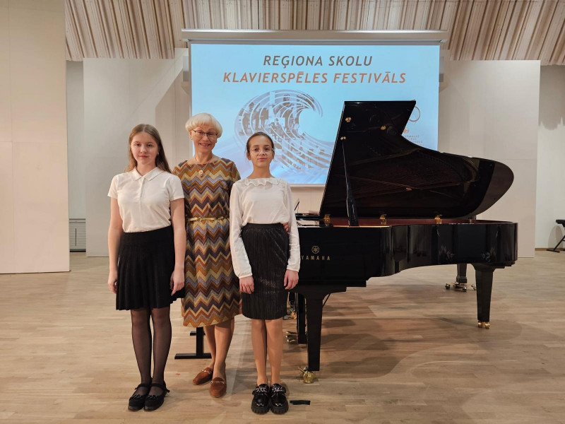 Dalība reģiona skolu KLAVIERSPĒLES FESTIVĀLĀ